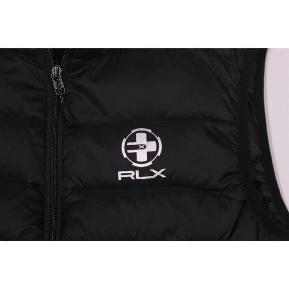 Ralph Lauren RLX Black Quilted Down Rip Stop Water Resistant Puffer Vest Jacket - Picture 3 of 10
